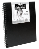 Royal Langnickel black sketch book - A4, 80 lap
