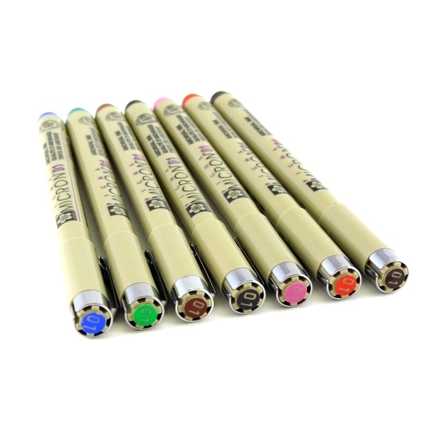 SAKURA Pigma Micron® HUNTER GREEN műszaki rajztoll – különböző méretekben