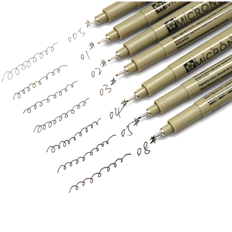 SAKURA Pigma Micron® FRESH GREEN műszaki rajztoll – különböző méretekben