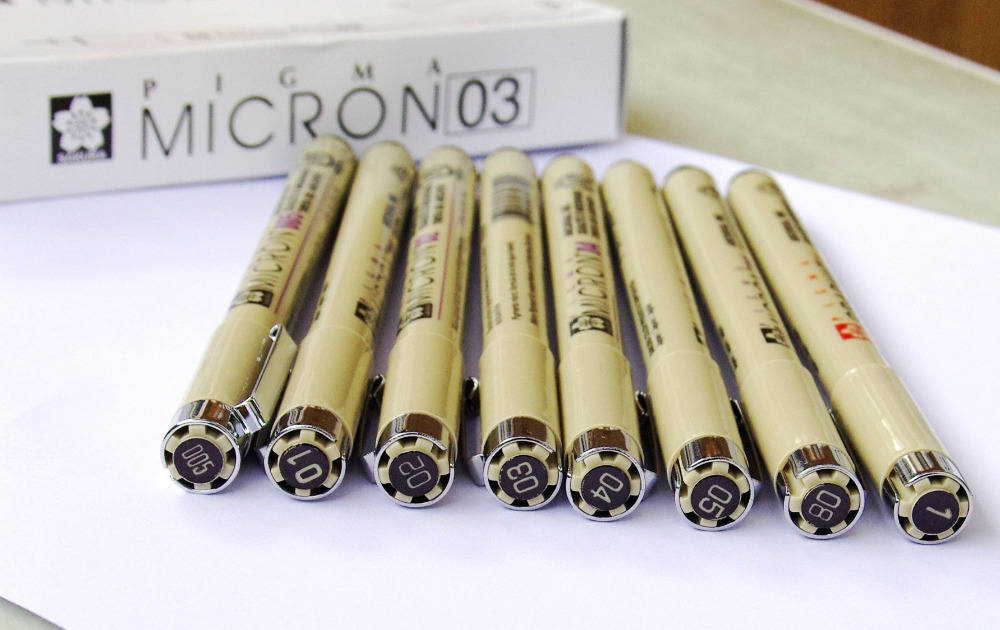 SAKURA Pigma Micron® FRESH GREEN műszaki rajztoll – különböző méretekben