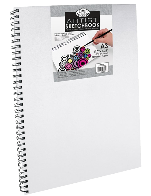 Royal & Langnickel Canvas sketch book - A3, 80 lap