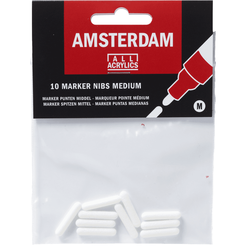 AMSTERDAM Marker - pótbetét 4 mm 10 db