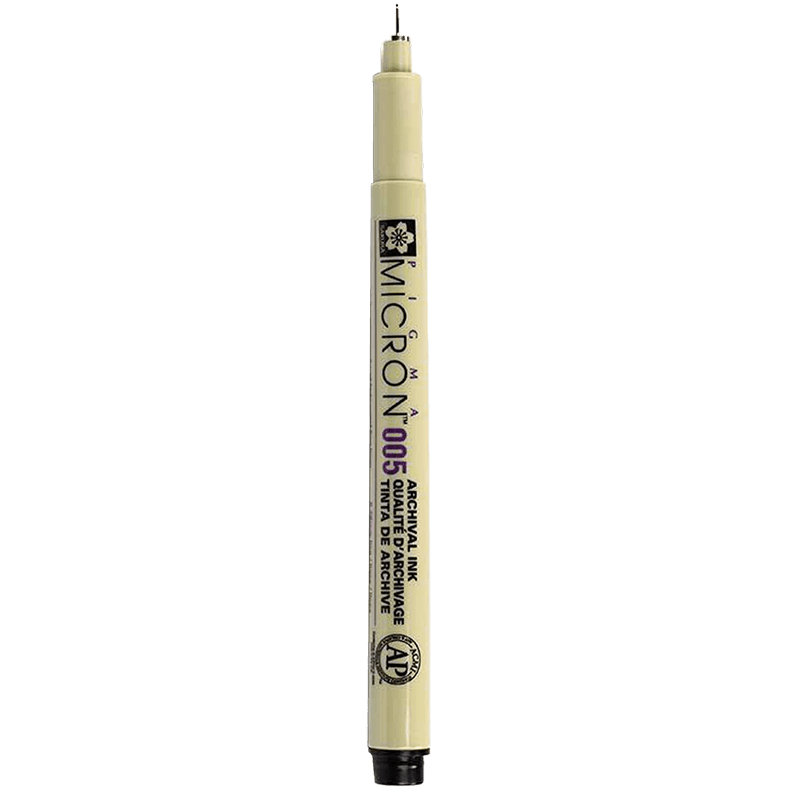 SAKURA Pigma Micron® műszaki toll  - 0,2 mm fekete