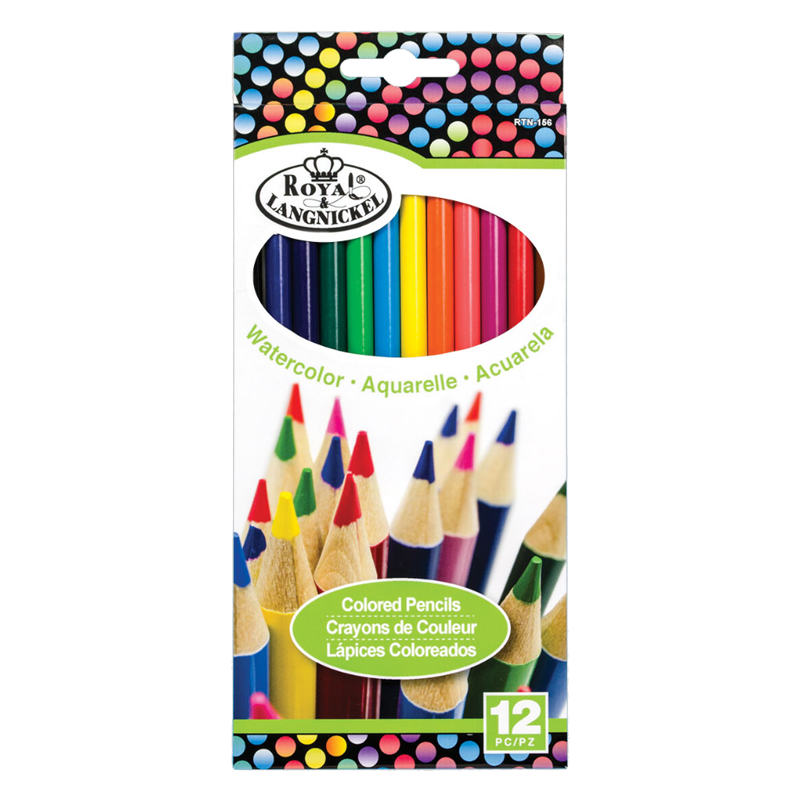 Royal & Langnickel akvarell színes ceruzák - készlet 12 db