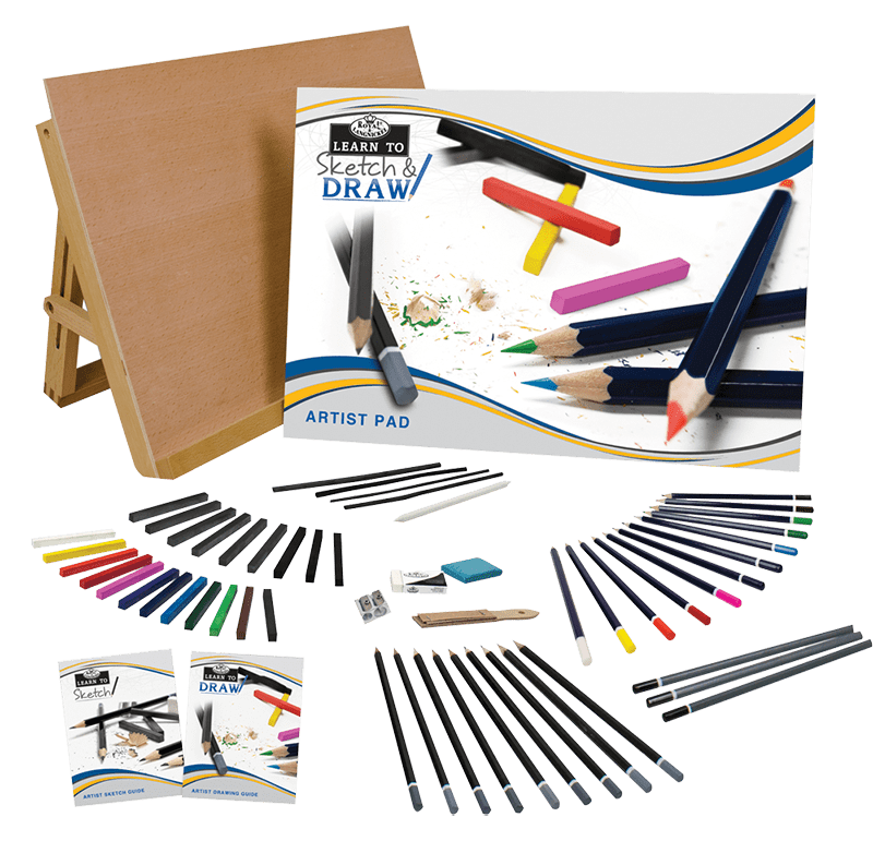 Royal & Langnickel tanuljunk meg skiccelni és rajzolni ceruzakészlet – 58 db
