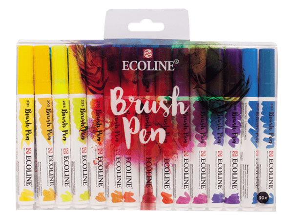 Ecoline akvarell tollak - készlet 30 db