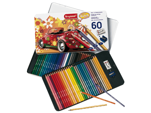 Bruynzeel Bogár színes ceruza készlet - 60 db