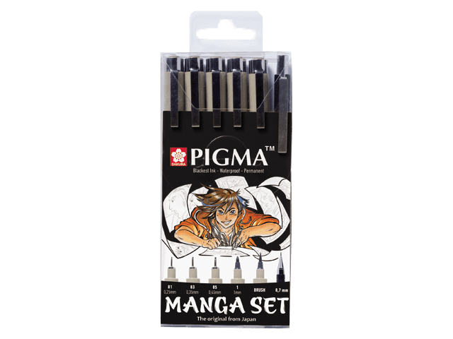 Manga Pigma®  készlet -  készlet 6 db