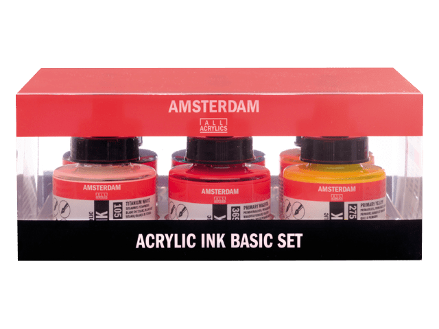 Amsterdam Akril tinta szett - 6 x 30 ml