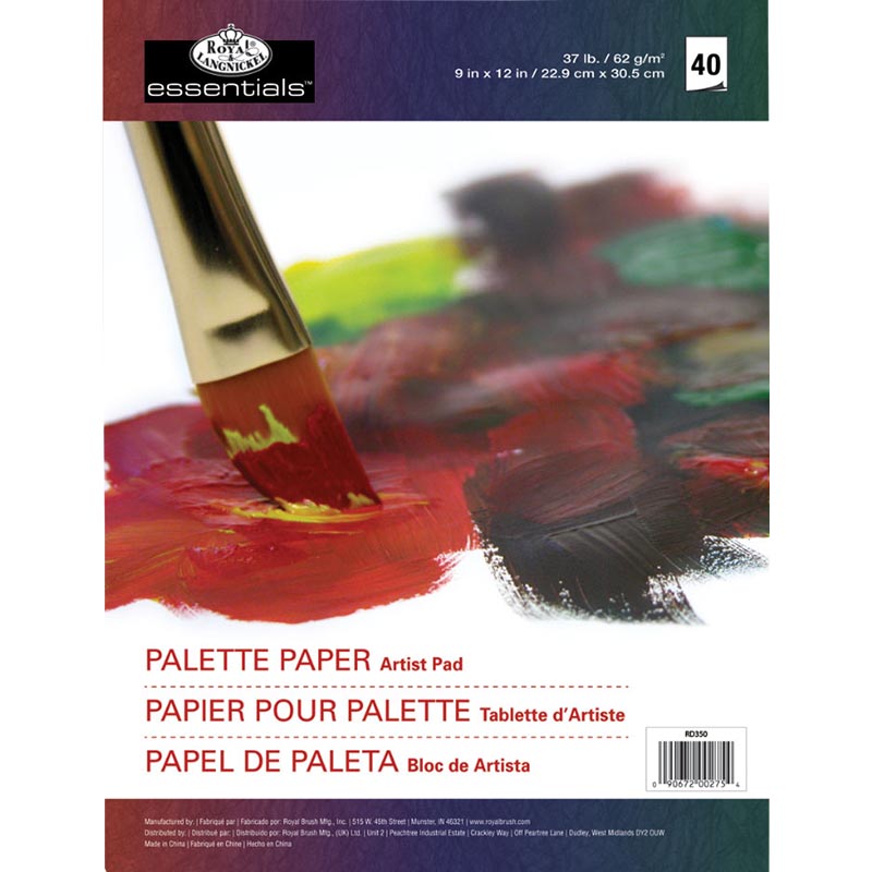 Royal & Langnickel Téphető paletta szürke papírral olajhoz/akrilhoz, 40 lappal