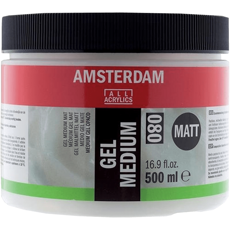 Amsterdam gél médium matt 080 - 500 ml