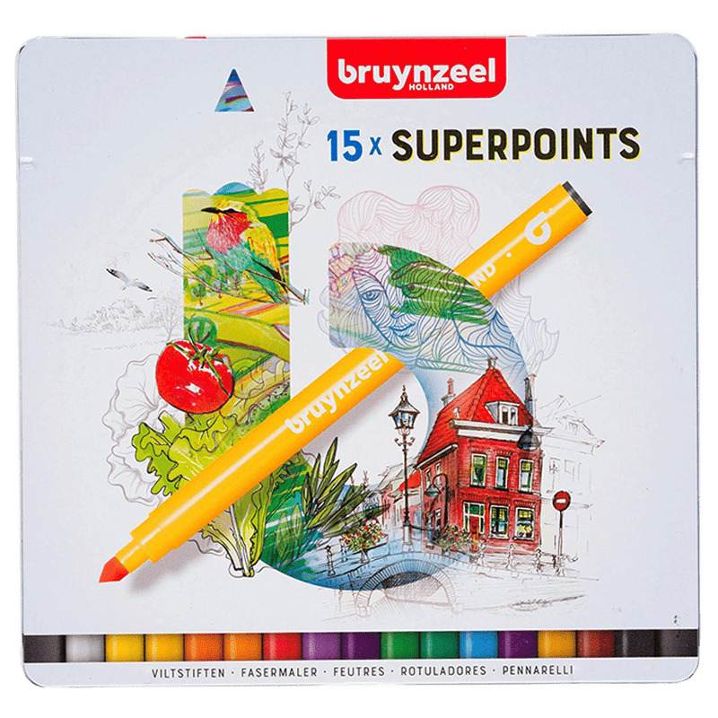 Filctollak Bruynzeel Superpoints - készlet 15db