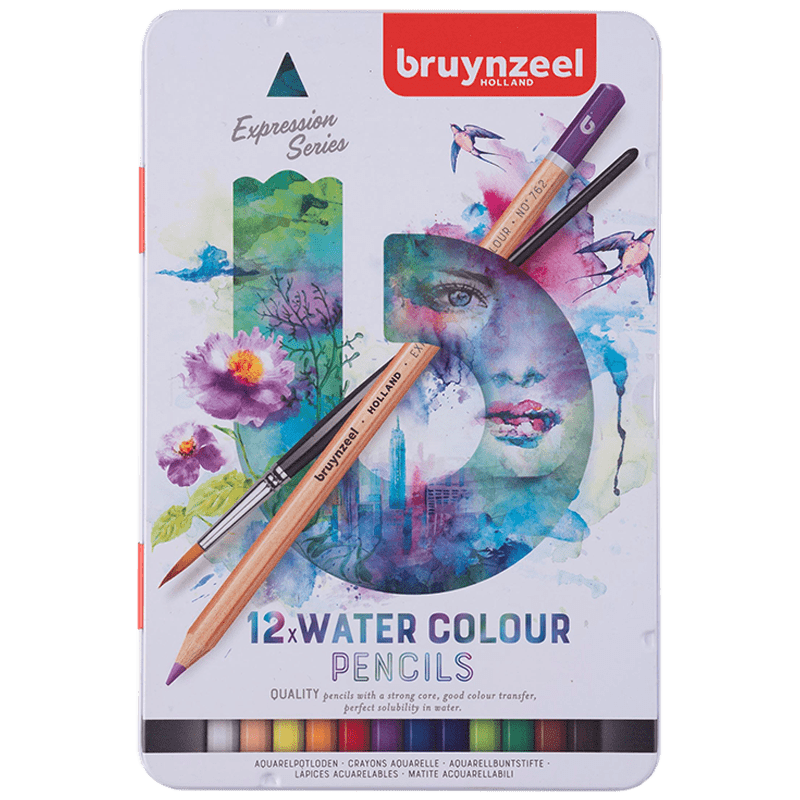 Bruynzeel Expression akvarell ceruzák, készlet – 12 db