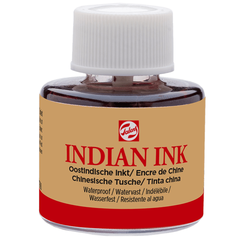 Indiai tinta - fekete - 11ml