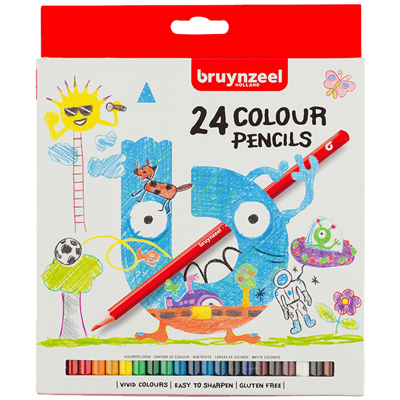 Színes ceruzák gyerekeknek Bruynzeel - 24 db-os készlet