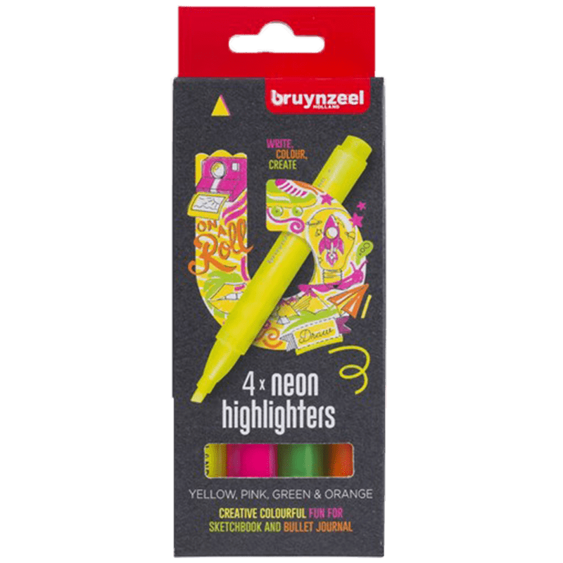 Bruynzeel markerek 4db - Neon