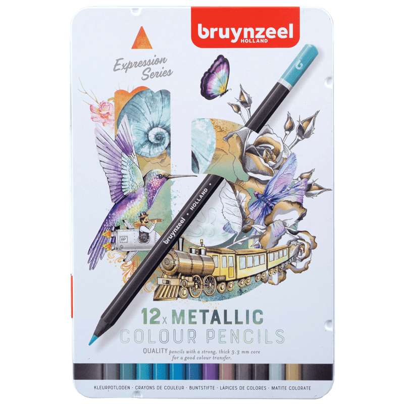 Bruynzeel Expression színes ceruza készlet - Metallic - 12 db