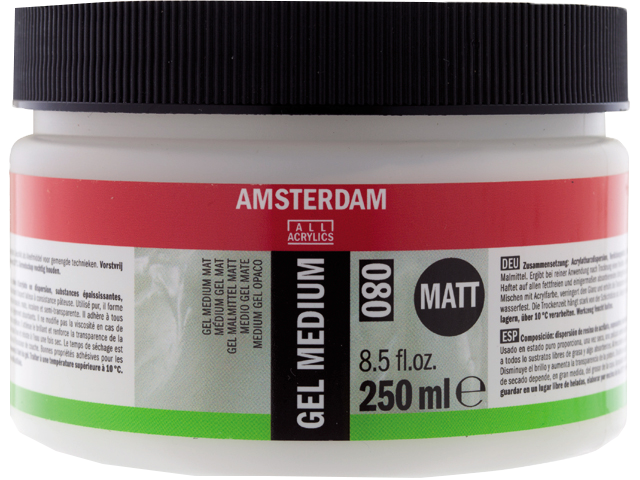 Amsterdam gél médium matt 080 - 250 ml