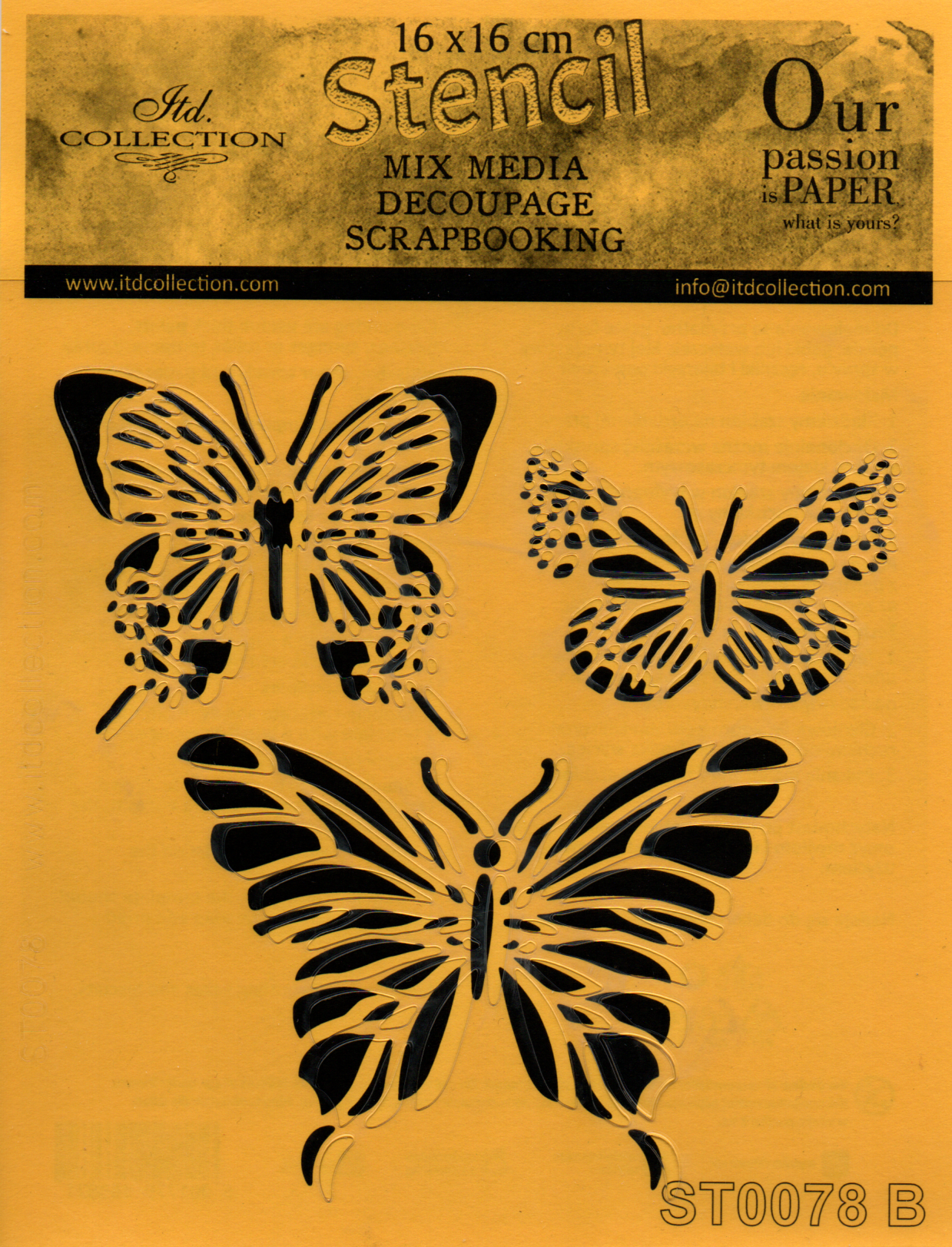 Fóliasablon - BUTTERFLIES 2