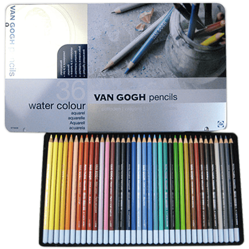 Van Gogh akvarell ceruzák - 36 db készlet