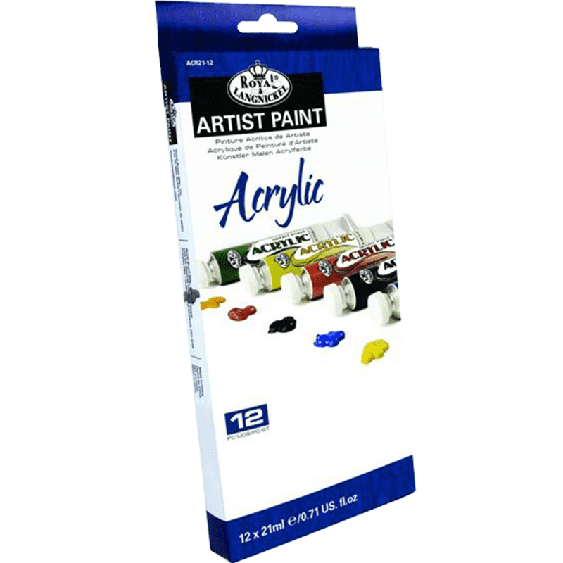 Royal & Langnickel akril festék készlet - 12 x 21 ml