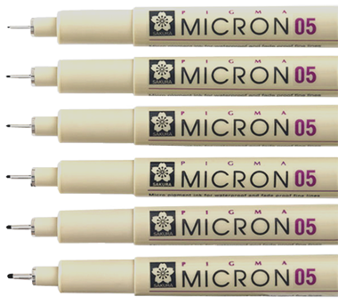 SAKURA Pigma Micron® műszaki toll - 0,45 mm