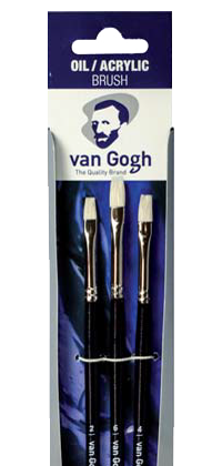 Van Gogh ecsetek olaj/akril/gouache 210 - szett 3 db - 2-4-6