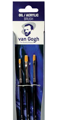 Van Gogh ecsetek olaj/akril/gouache 294 - szett 3 db - 2-4-6
