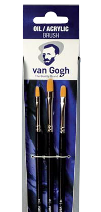 Van Gogh ecsetek olaj/akril/gouache 296/2-4-6 szett 3 db