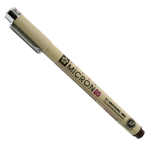 SAKURA Pigma Micron® műszaki toll  SZÉPIA - különböző méretekben