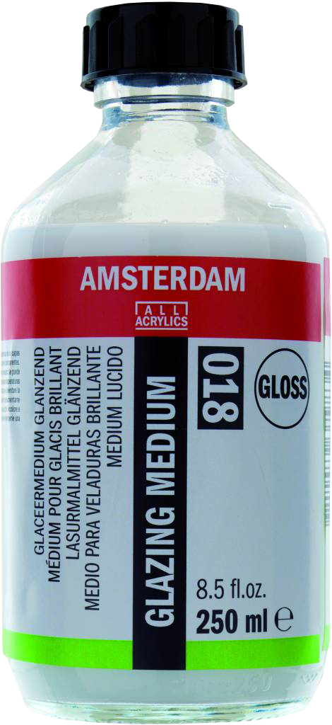 Amsterdam üveg médium akrilhoz fényes 018 - 250 ml
