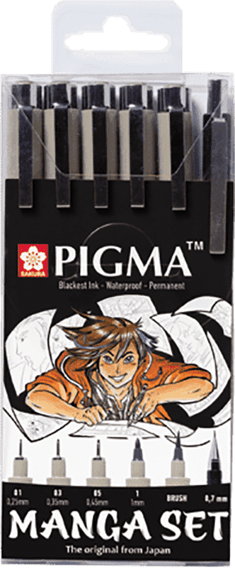 Sakura Manga Pigma®  készlet -  készlet 6 db