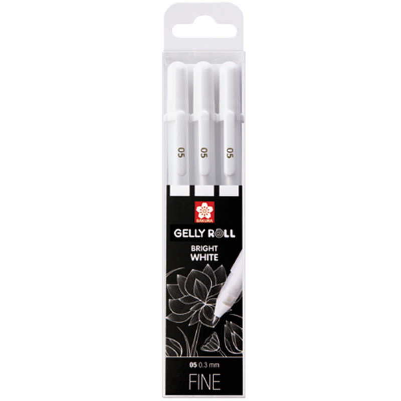 Sakura Gelly Roll Bright White Fine 05 - 3 db