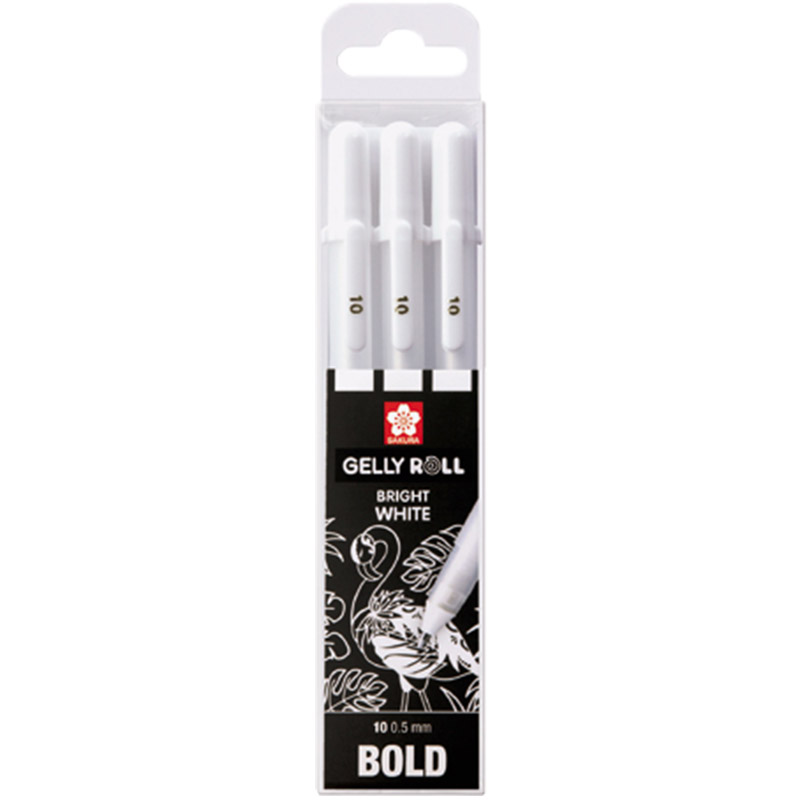 Sakura Gelly Roll Bright White Bold 10 - 3 db