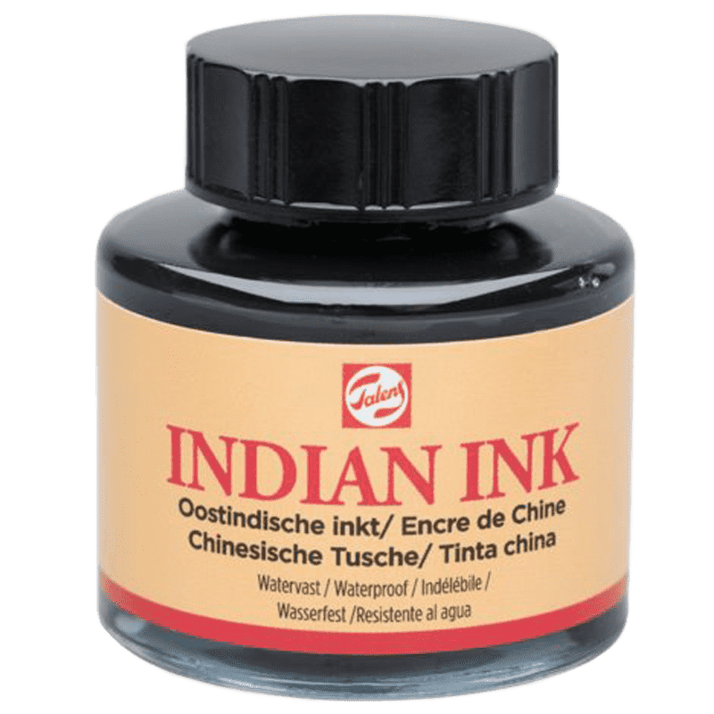 Talens Indiai tinta - fekete - 30ml