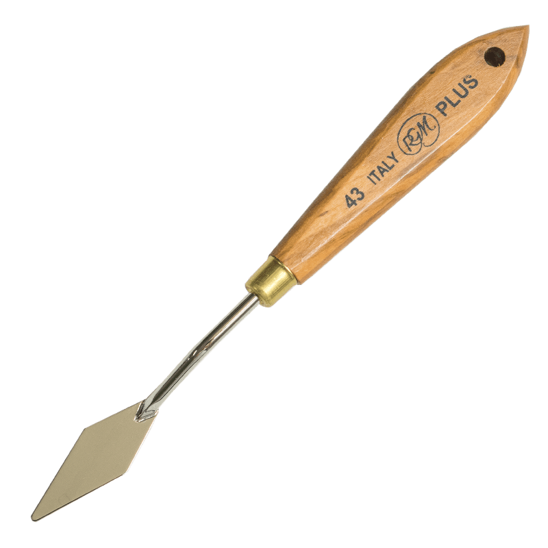 RGM festő spatula OLÍVFÁVAL - PLUS - 43