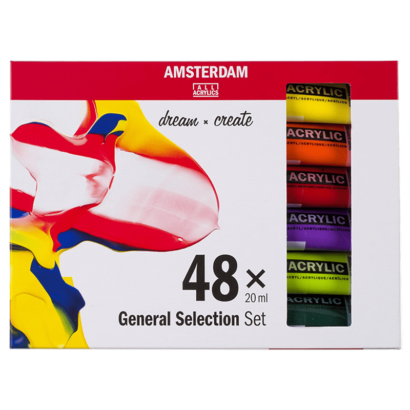 Amsterdam akril festékek - 48 x 20 ml készlet - General selection