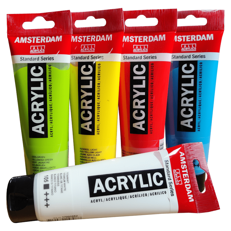 AKCIÓ 4 + 1 INGYENES - Amsterdam Standard 120 ml akril festékek