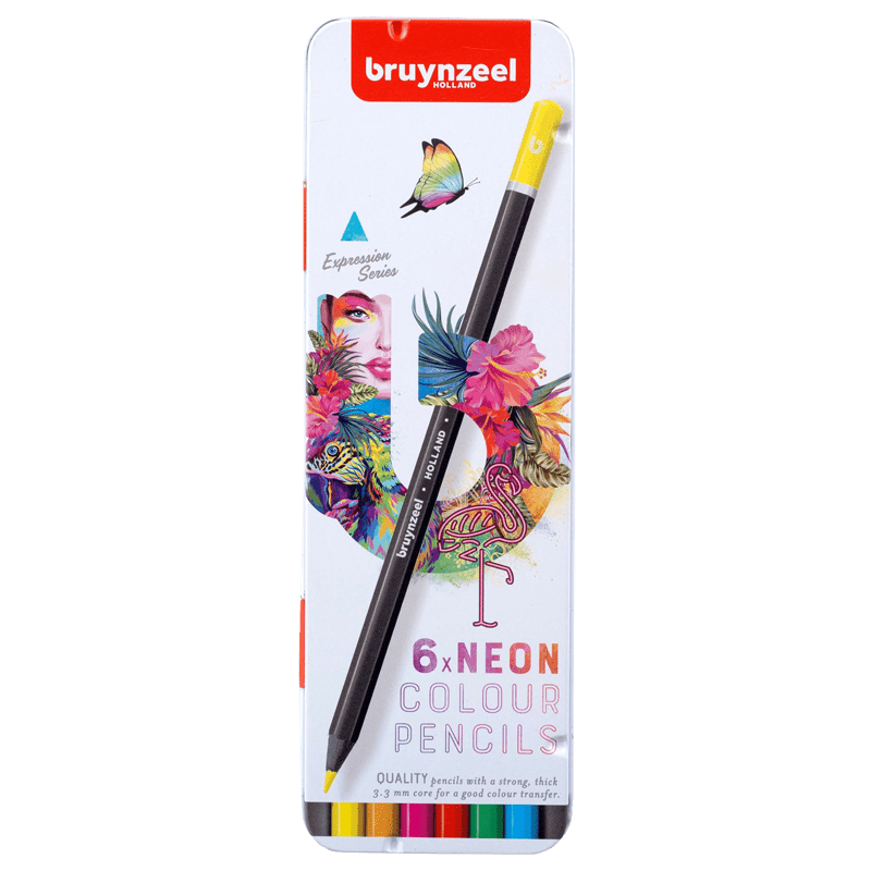 Bruynzeel Expression színes ceruza készlet - Neon - 6 db