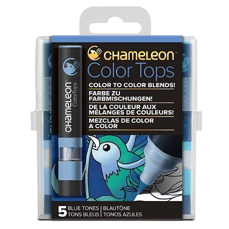 Chameleon Colour Tops 5db készlet - Blue