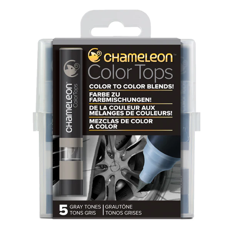 Chameleon Color Tops 5db készlet - Grey