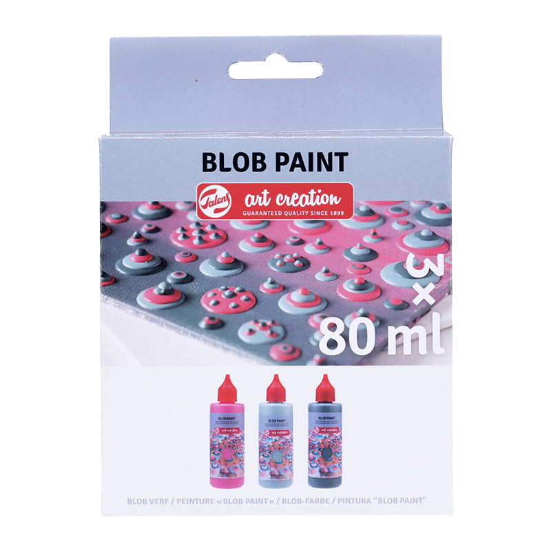 Art Creation Blob festék rózsaszín - 3 x 80 ml