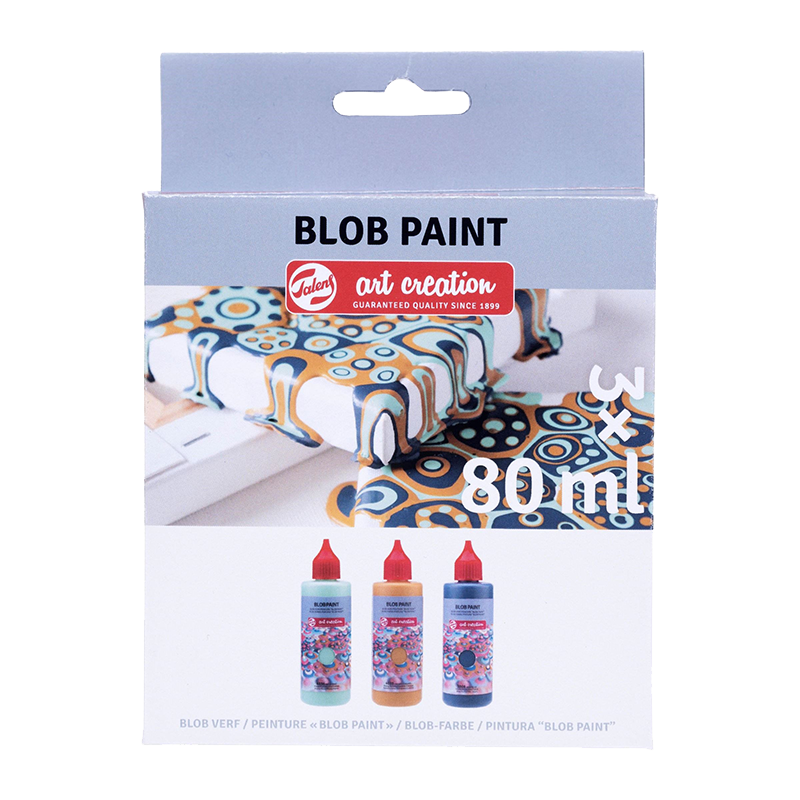Színkészlet Art Creation Blob Paint Menta - 3 x 80 ml