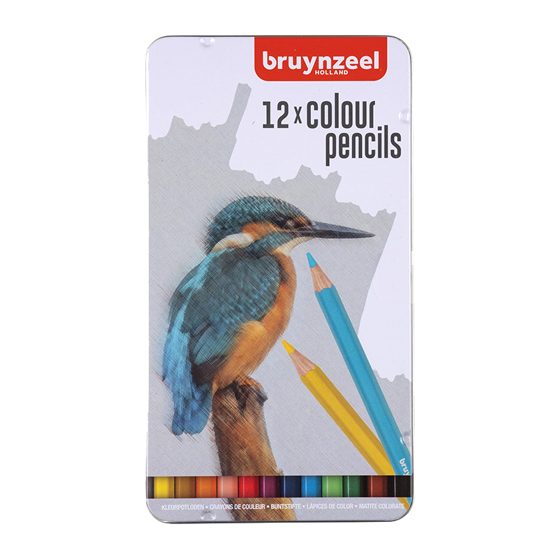 Bruynzeel színes ceruzák ónban Kingfisher - 12db