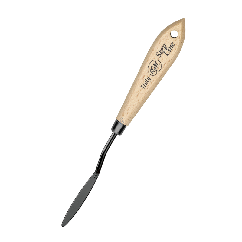 Festő spatula RGM STEP BLACK - 061