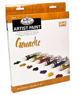 Royal Langnickel gouache festékek - készlet 24 x 12 ml