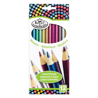 Royal & Langnickel metál színes ceruzák – készlet 12 db